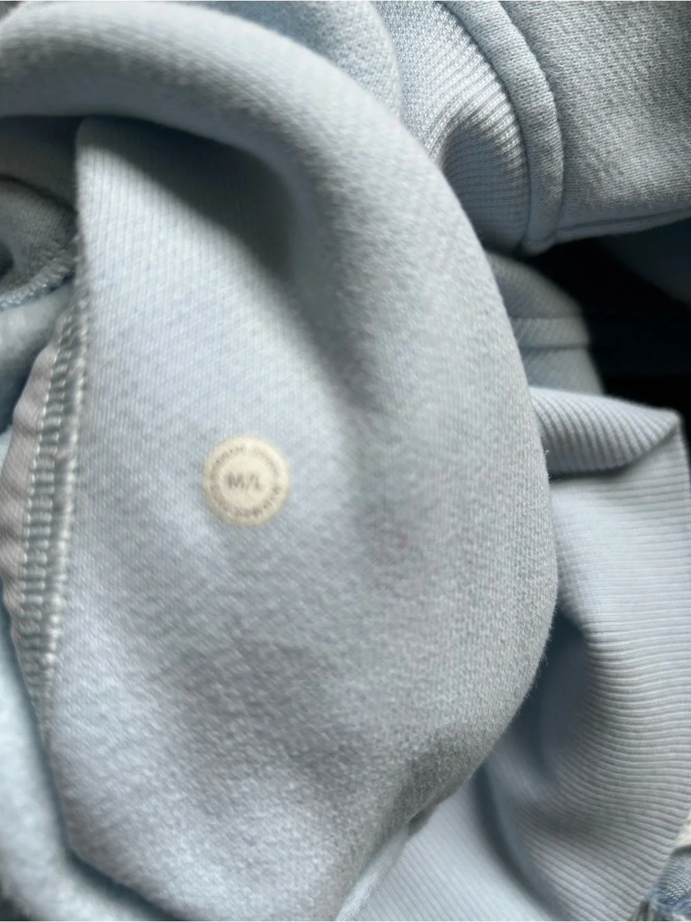lululemon Pale Blue Cozy Fleece Hoodie